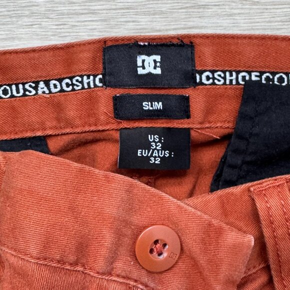 DC Shoes Pants Slim Fit Size 32 Men - Picture 2 of 4